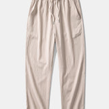 Ensemble — chemise texturée froissée & pantalon à jambe droite