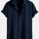Ensemble — chemise côtelée coupe ajustée & pantalon à jambe droite et taille élastique