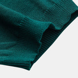 Ensemble — polo zippé en maille rayée & pantalon fuselé coupe slim