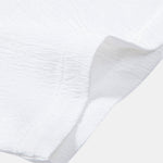 Ensemble — chemise cubaine texturée froissée contrastante & short à cordon