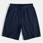 Ensemble — polo gaufré à manches courtes & short gaufré en maille à cordon
