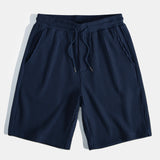 Ensemble — polo gaufré à manches courtes & short gaufré en maille à cordon