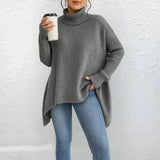 Roxane | Pull ample à col roulé