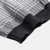Ensemble — polo en maille rayée dégradée & pantalon fuselé coupe slim