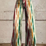 Noémie — Pantalon Imprimé Naturel
