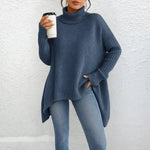 Roxane | Pull ample à col roulé