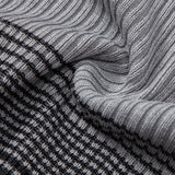 Ensemble — polo en maille rayée dégradée & pantalon fuselé coupe slim