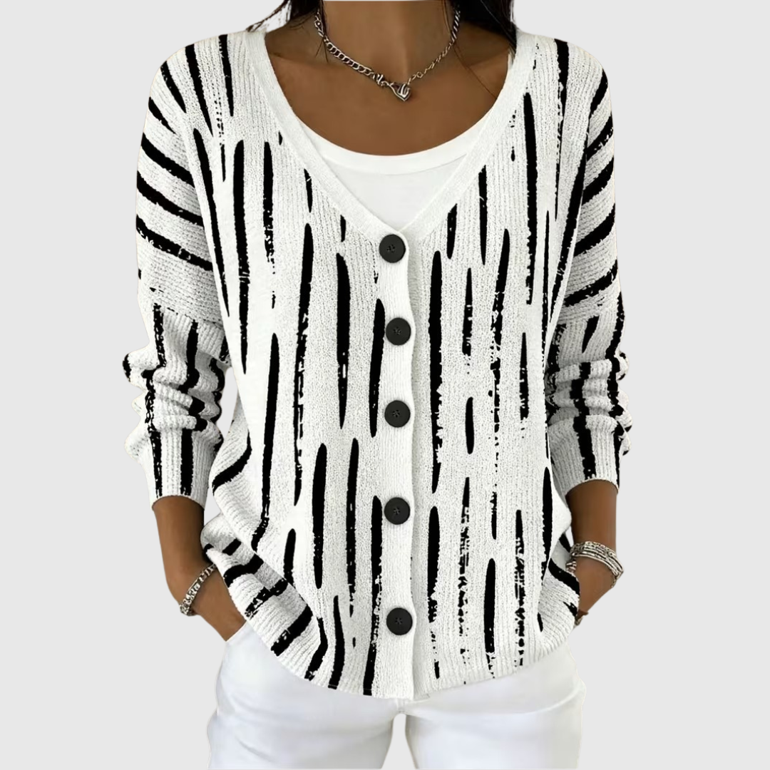 Iseult — Cardigan en Maille Confortable Boutonné