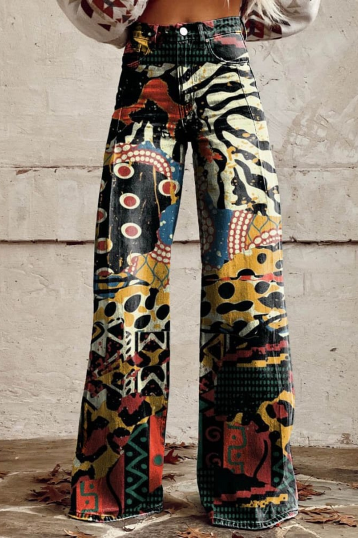 Pantalon Bohème Élancé