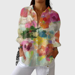Philippine — Blouse imprimée légère et colorée