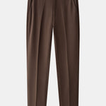 Ensemble — chemise henley en maille torsadée & pantalon fuselé coupe slim