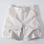 Ensemble — polo côtelé en maille à col Johnny et bordure contrastante & short chino