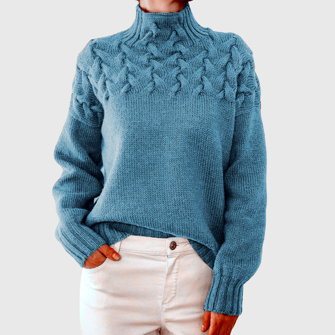 Nina — Col Roulé Tricoté Chaud
