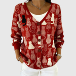 Améline — Cardigan en Maille Confortable Boutonné