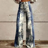 Pauline — Pantalon Motif Fluide