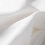 Chemise en lin et viscose à col V et manches courtes