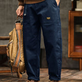 Pantalon utilitaire décontracté d'inspiration vintage