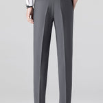 Ensemble — polo en maille jacquard torsadé & pantalon fuselé coupe slim