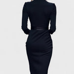 Camille — La Robe Maxi Power Ceinturée