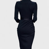 Camille — La Robe Maxi Power Ceinturée