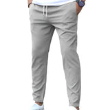 STRETCH COTTON TROUSERS FOR MEN