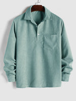 LONG SLEEVE BUTTON-UP SHIRT FOR MEN