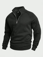 Kelvin | Stylish zip-up jumper with stand-up collar