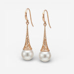 Boucles d'oreilles vintage en perles d'or