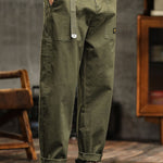 Pantalon utilitaire décontracté d'inspiration vintage
