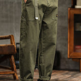 Pantalon utilitaire décontracté d'inspiration vintage