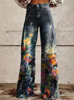 Pantalon Motif Libre