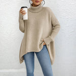 Roxane | Pull ample à col roulé