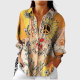 Quitterie — Blouse imprimée légère et colorée