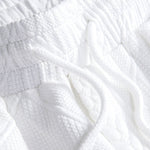 Ensemble — chemise jacquard géométrique & short