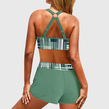 Clémence — Ensemble de Bikini Ridé Taille Haute