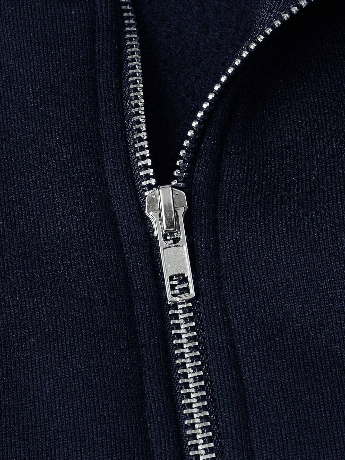 Kelvin | Stylish zip-up jumper with stand-up collar