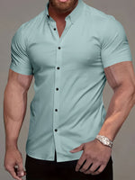 SOLID COLOR SHIRT FOR MEN