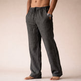 Pantalon Eligio — en lin