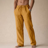 Pantalon Eligio — en lin
