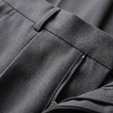 Pantalon en laine à plis heritage