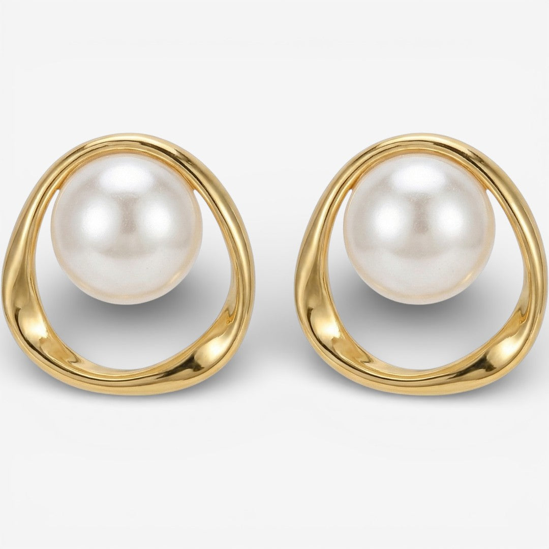 Améline — Boucles d'oreilles vintage en perles
