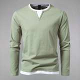 V-NECK KNIT SHIRT FOR MEN