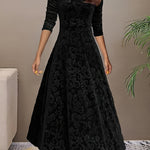 Julie — Robe Maxi Élégante à Motifs