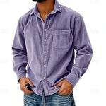 CORDUROY BUTTONED SHIRT FOR MEN