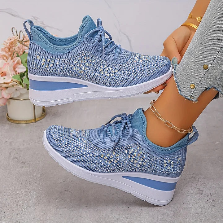 Bonnie™ Orthopedic Sneakers Blanc, photo studio
