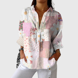 Violette — Blouse imprimée légère et colorée