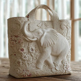 Huguette | Sac cabas à éléphant en relief
