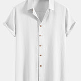 Ensemble Améline — chemise texturée froissée & short texturé froissé à cordon