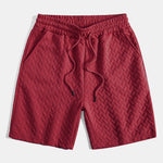 Ensemble — polo jacquard géométrique & short jacquard géométrique