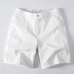 Ensemble — polo zippé en maille à bordure contrastante & short chino à taille élastique